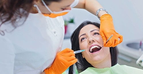 Special precautions when taking dental anesthetics