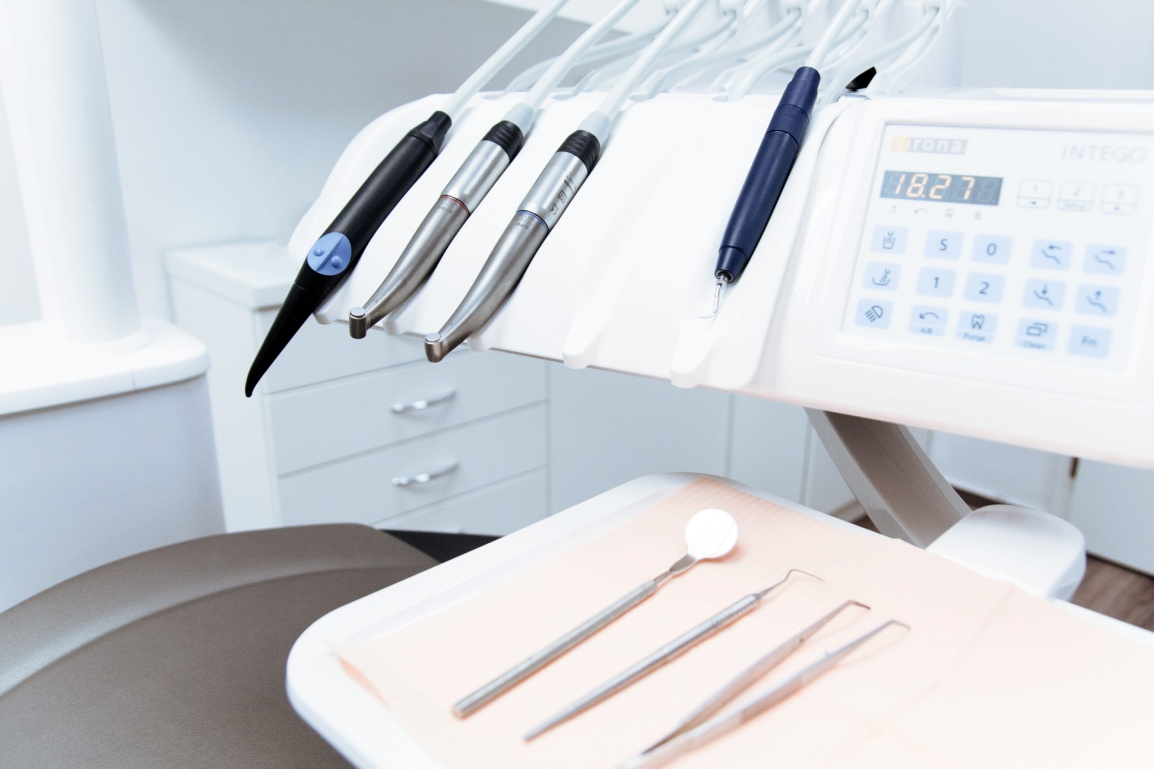 Dental tools on display